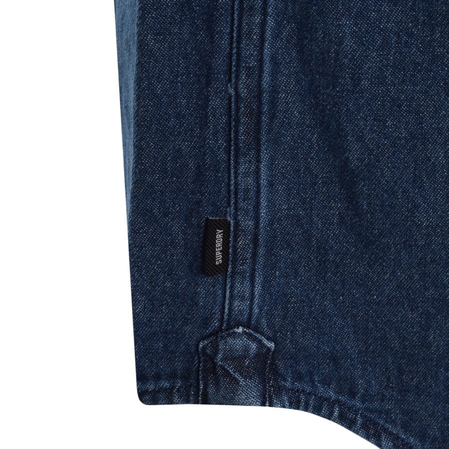 Alternative Image for ProductSuperdry Denim BD Long Sleeved Shirt Blue3